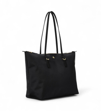Lauren Ralph Lauren Keaton medium tygväska svart