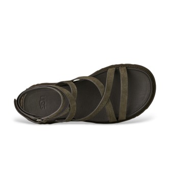 UGG Sandali verdi GoldenGaze con cinturino alla caviglia in rilievo
