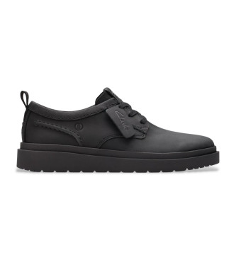 Clarks Sneakers Polden Lace in pelle nera
