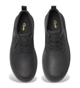 Clarks Sneakers Polden Lace in pelle nera
