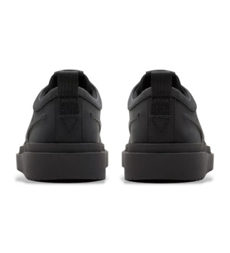 Clarks Sneakers Polden Lace in pelle nera