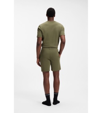BOSS Grüne Pyjama-Shorts