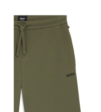 BOSS Grüne Pyjama-Shorts