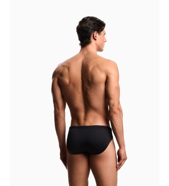 Emporio Armani Costume da bagno slip nero da spiaggia
