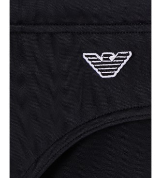 Emporio Armani Costume da bagno slip nero da spiaggia