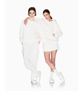 A|X Armani Exchange Pantalón Cargo Ancho blanco