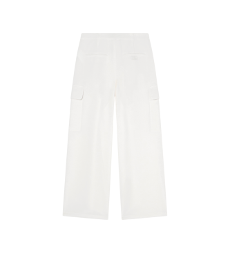 A|X Armani Exchange Pantalón Cargo Ancho blanco