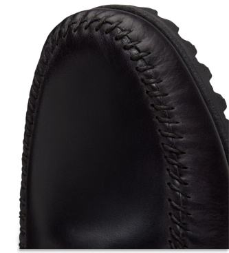 Timberland 3 eyelets bådsko i læder, sort
