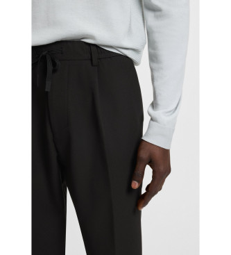 BOSS Zwarte Convert Pleat-broek