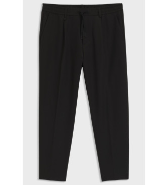 BOSS Zwarte Convert Pleat-broek
