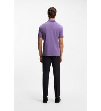BOSS Polo Paddy lilás