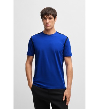 BOSS Blauw Tape-T-shirt