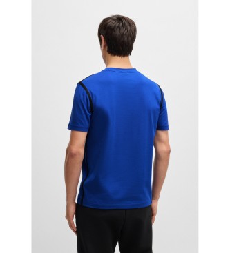 BOSS Blauw Tape-T-shirt