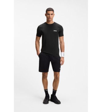 BOSS Camiseta Active slim fit negro