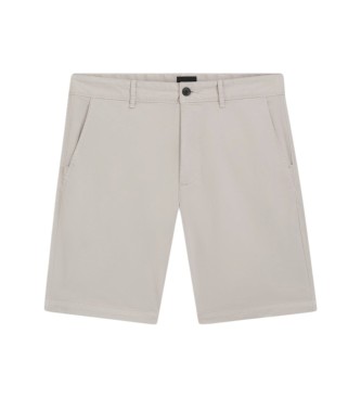 BOSS Beige shorts i slim fit