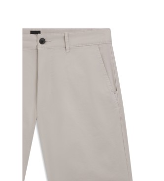 BOSS Beige shorts i slim fit
