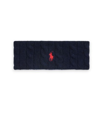 Polo Ralph Lauren Faixa de cabelo de lã e cashmere marinho