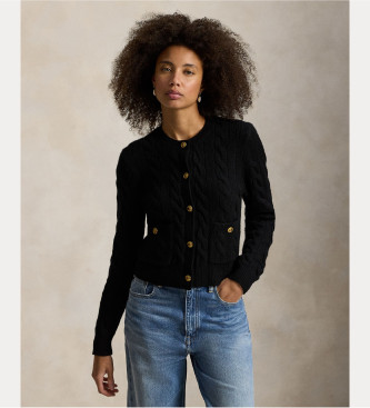 Polo Ralph Lauren Cardigan en laine noir