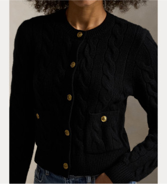 Polo Ralph Lauren Cardigan en laine noir