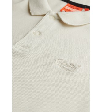 Superdry Koszulka polo w stylu vintage, w stylu „destroy”, w kolorze złamanej bieli