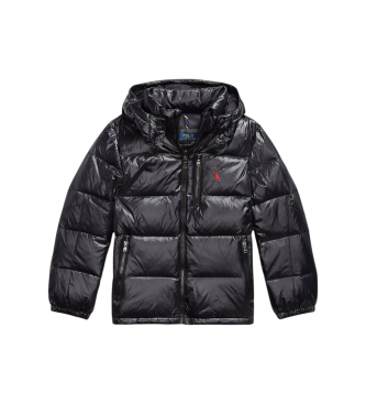 Polo Ralph Lauren Gorham shiny black down jacket