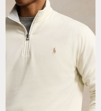 Polo Ralph Lauren Maglione in maglia morbidissima color bianco sporco