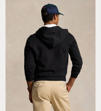 Polo Ralph Lauren RL Sweatshirt mit Kapuze schwarz