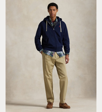 Polo Ralph Lauren Sweatshirt RL com capuz azul-marinho