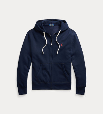 Polo Ralph Lauren Sweatshirt RL com capuz azul-marinho