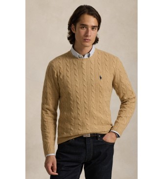 Polo Ralph Lauren Maglione in lana e cashmere beige