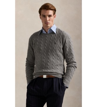 Polo Ralph Lauren Grå uld- og kashmirtrøje