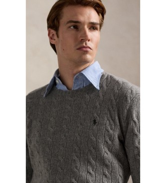 Polo Ralph Lauren Grå uld- og kashmirtrøje