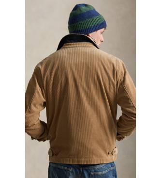 Polo Ralph Lauren Rjava rebrasta žametna jakna Wynton