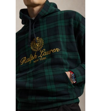 Polo Ralph Lauren Felpa Flock nero, verde