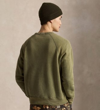 Polo Ralph Lauren Sudadera de felpa con Polo Bear verde