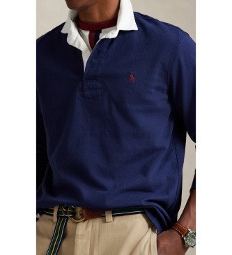Polo Ralph Lauren Ikonisk marineblå rugbypolo