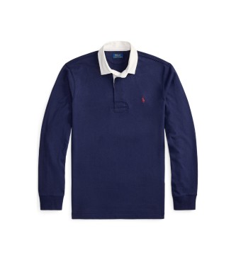 Polo Ralph Lauren Ikonisk marineblå rugbypolo