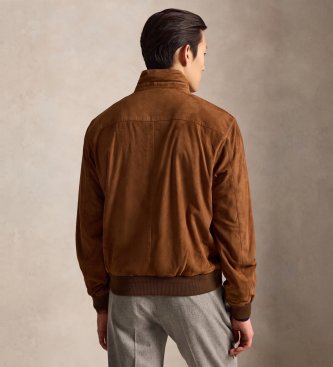 Polo Ralph Lauren Veste Charleton en daim marron
