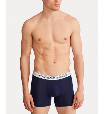 Polo Ralph Lauren Set de 3 boxers marinho, estampado e branco