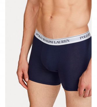 Polo Ralph Lauren Set de 3 boxers marinho, estampado e branco