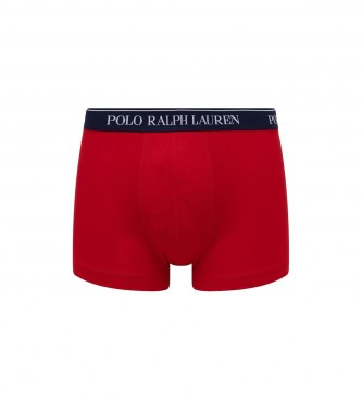 Polo Ralph Lauren Förpackning med 5 boxershorts i rött, grått, blått och marinblått