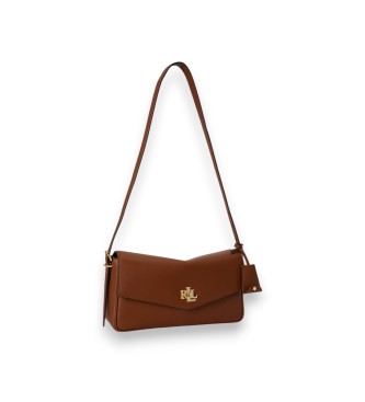 Lauren Ralph Lauren Bolso Farrah mediano de piel de napa marrón