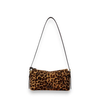 Lauren Ralph Lauren Bolso Farrah mediano con estampado marrón