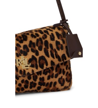 Lauren Ralph Lauren Bolso Farrah mediano con estampado marrón