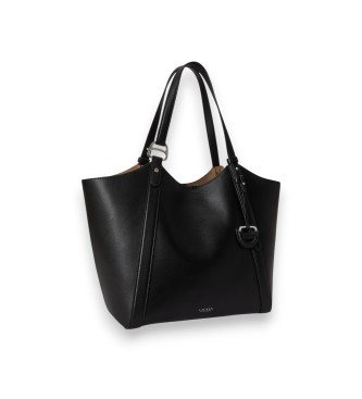 Lauren Ralph Lauren Bolso tote Tasha grande de piel de napa negro