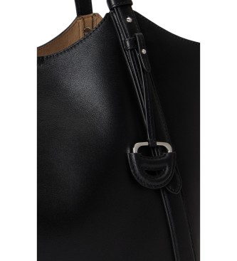 Lauren Ralph Lauren Bolso tote Tasha grande de piel de napa negro