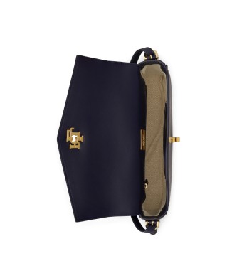 Lauren Ralph Lauren Bolso Farrah mediano de piel de napa marino