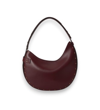 Lauren Ralph Lauren Borsa Tasha con studs bordeaux