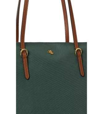 Lauren Ralph Lauren Grand sac tote Keaton en nylon vert