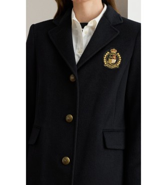 Lauren Ralph Lauren Sort uldjakke